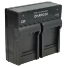 VHBW Battery Charger for Fujifilm Digital Cameras - 0.5 / 0.9 A, 4.2/8.4 V