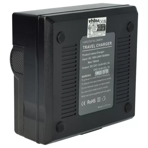 VHBW Sony NP-FP30 camera battery charger - 0.5 / 0.9 A, 4.2 / 8.4 V
