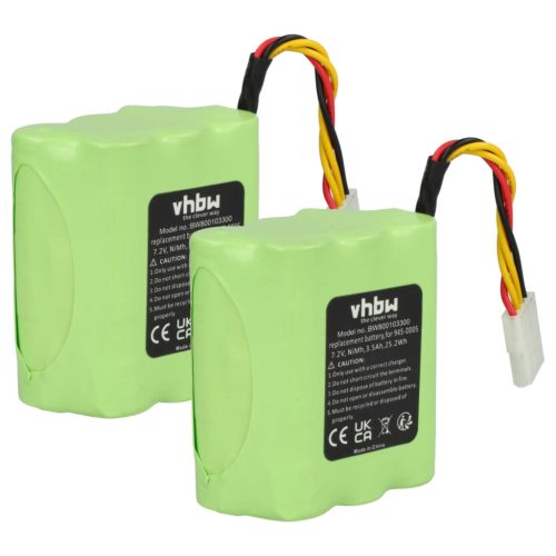 VHBW Akku Neato 945-0006, 945-0065, 945-0005 - 3500 mAh 7,2 V NiMH