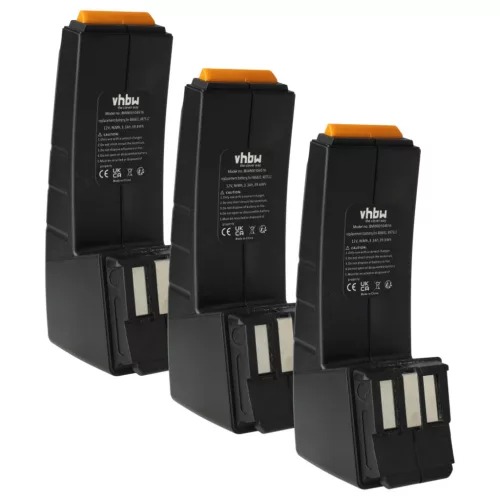 VHBW Electric Tool Battery Festo Festool 487512, 486831, 488438, 487701 - 3300 mAh 12 V NiMH