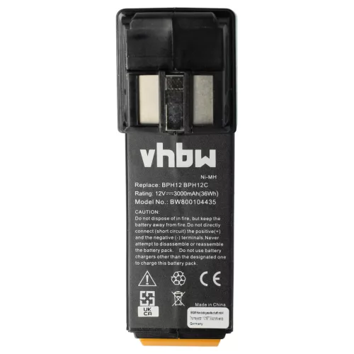 VHBW Electric Tool Battery Festo Festool 487512, 486831, 488438, 487701 - 3000 mAh 12 V NiMH