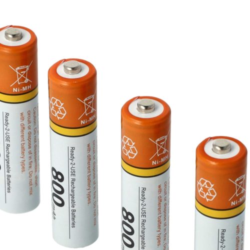 VHBW Phone Battery Philips, Grundig, Sennheiser, Amplicomms - 800 mAh 1.2 V NiMH