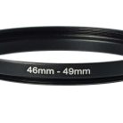 VHBW 46mm-49mm Step-Up Gyűrűs Adapter - Szűrőadapter