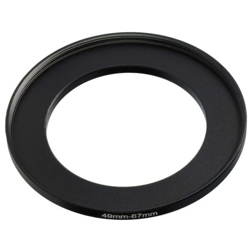VHBW Step-Up Gyűrűs Adapter 49mm-67mm Kameraobjektív Szűrőadapter