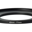 VHBW 49mm-77mm Step-Up Gyűrűs Adapter Szűrőadapter