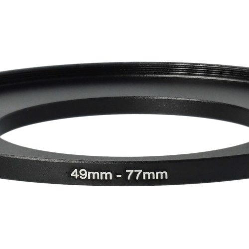 VHBW 49mm-77mm Step-Up Gyűrűs Adapter Szűrőadapter