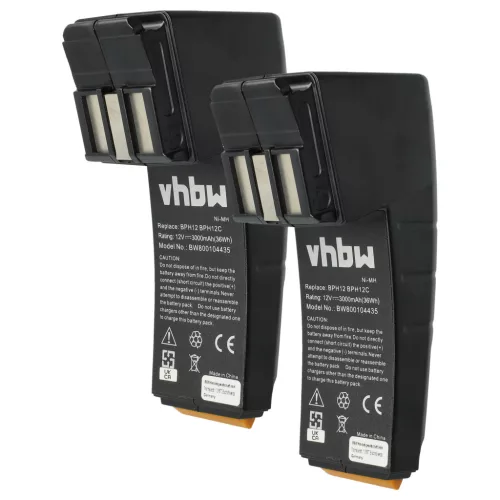 VHBW Electric Tool Battery Festo Festool 487512, 486831, 488438, 487701 - 3000 mAh 12 V NiMH