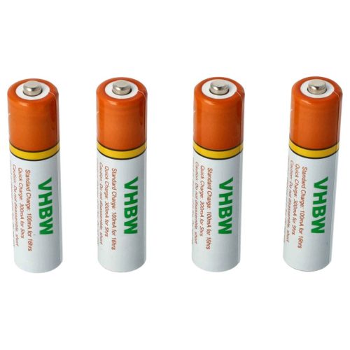 VHBW Vezetékes telefon akku 4 egység Philips CD270, CD275, D4501, D6351, M3351, M3451, M3451B/38 Linea Lux, M5 készülékekhez