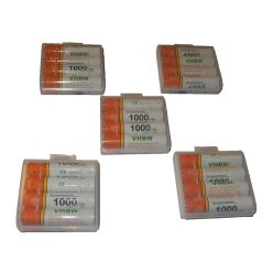   VHBW Cordless Phone Battery Philips, Grundig, Sennheiser, Amplicomms - 1000 mAh 1.2 V NiMH