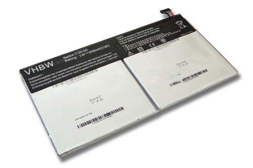 Táblaelem Asus C12N1320, 0B200-00720400, 0B200-00720100 - 8150 mAh 3,8 V Li-polymer