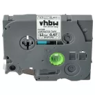 VHBW Label Tape Brother TZ-131, TZE-131, 12 mm, black-transparent