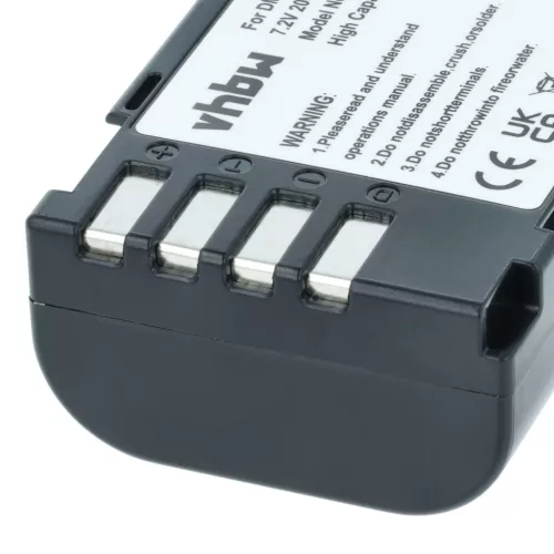 VHBW Battery Panasonic DMW-BLF19E, DMW-BLF19 - 2000 mAh 7.2 V Li-Ion
