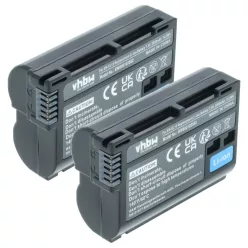   VHBW Akku Nikon EN-EL15, EN-EL15b, EN-EL15A, EN-EL15c - 2000 mAh 7 V Li-Ion