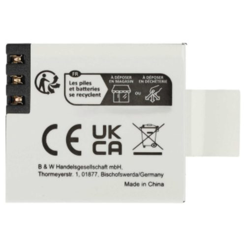 Videokamera 3x Akku ersetzt EKEN PG1050 - 900 mAh 3.7 V Li-Polymer