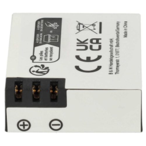 Videokamera 3x Akku ersetzt EKEN PG1050 - 900 mAh 3.7 V Li-Polymer