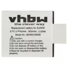 Videokamera 2x Akku ersetzt EKEN PG1050 - 900 mAh 3.7 V Li-Polymer