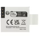 Videokamera 2x Akku ersetzt EKEN PG1050 - 900 mAh 3.7 V Li-Polymer