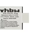 Videokamera 2x Akku ersetzt EKEN PG1050 - 900 mAh 3.7 V Li-Polymer