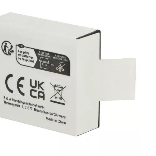Videokamera 2x Akku ersetzt EKEN PG1050 - 900 mAh 3.7 V Li-Polymer