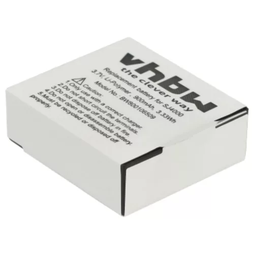 Videokamera 2x Akku ersetzt EKEN PG1050 - 900 mAh 3.7 V Li-Polymer