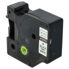 VHBW Dymo 45803, D1, S0720830 - 19mm Black-White Label Tape