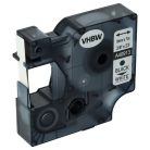 VHBW Dymo S0720680, 40913, D1 Label Tape - 9 mm, Black-White