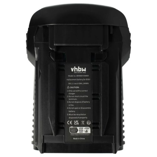 VHBW Electric Tool Battery Hilti B36/5.2 - 4000 mAh 36 V Li-Ion