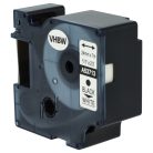 VHBW Label Tape Dymo D1, 53713 - 24 mm Black-White