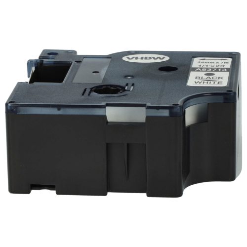 VHBW Label Tape Dymo D1, 53713 - 24 mm Black-White