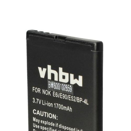VHBW Mobiltelefon Akku ACE N4L120J, N4L120J - 1700 mAh 3,7 V Li-Ion