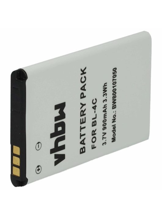 Mobiltelefon akkumulátor  BBK BL-4C-hez - 900 mAh 3,7 V Li-Ion