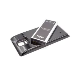   VHBW Mobile Phone Battery Samsung EB-BN910BBK, EB-BN910BBT - 6000 mAh 3.85 V Li-Ion + Back Cover