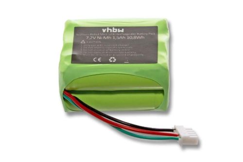 Akkumulátor iRobot 4409709, GPRHC202N026, W206001001399 - 1500 mAh, 7,2 V, NiMH számára