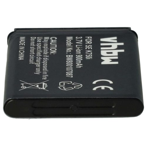 VHBW Mobile Phone Battery for Sony-Ericsson BST-37 - 900 mAh 3.7 V Li-Ion - Smartphone Battery