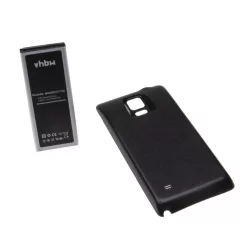  VHBW Mobile Phone Battery Samsung EB-BN910BBK, EB-BN910BBE - 6400 mAh 3.85 V Li-Ion + Back Cover