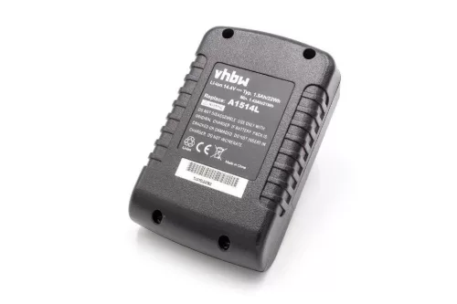VHBW Akku für Black & Decker A1514L und andere Modelle, 14.4V, Li-Ion, 1500mAh