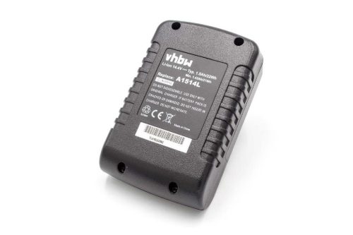VHBW Akkumulátor Black & Decker BL1514 és más modellekhez, 14.4V, Li-Ion, 2000mAh