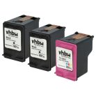 VHBW Ink Cartridge HP 901xl, C6653A, CC653AA, CC654A - 43 ml