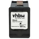 VHBW Ink Cartridge HP 901xl, C6653A, CC653AA, CC654A - 18 ml black
