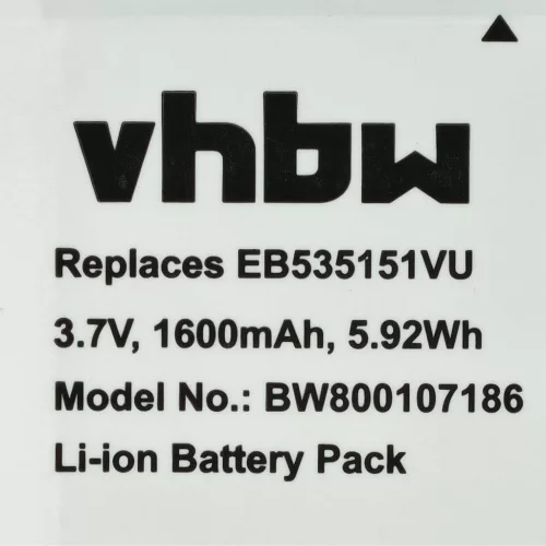 VHBW Akku Samsung GT-i9070 1600mAh