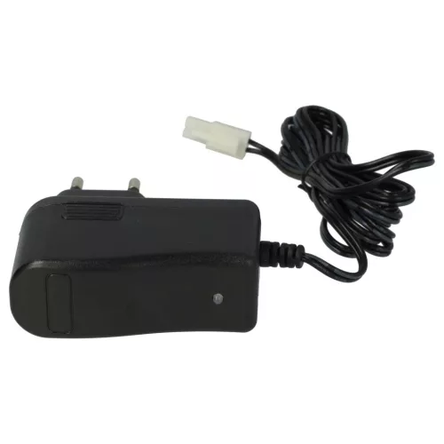 VHBW Charger for RC batteries with Tamiya Mini connector, for manufacturing RC models with battery packs - 200 cm 4.8 V / 0