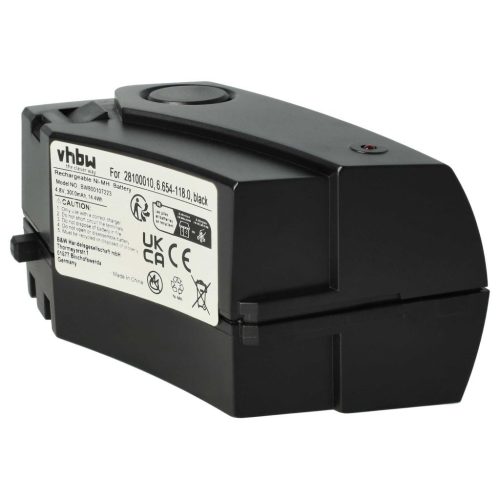 VHBW Battery for Kärcher KB 5, K65 Plus, K55 Pet - 3000 mAh, 4.8 V, NiMH