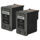 VHBW Ink Cartridge for HP Deskjet 5145 printer C6656A, NR. 56 - black