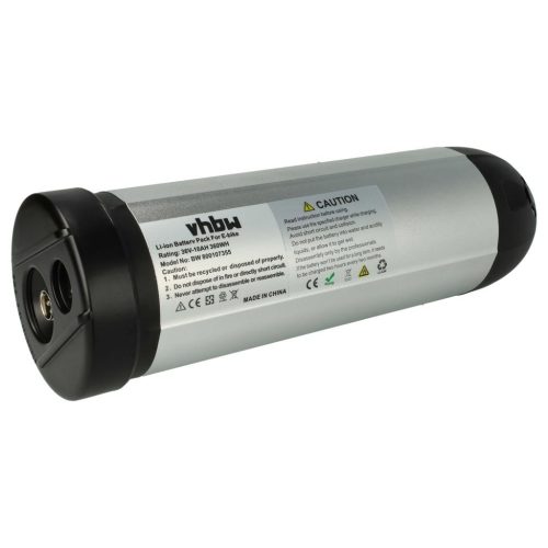 VHBW Akku für E-Bikes, Trinkflaschen-/Bottle-Akku, 36V, 10Ah, inklusive Ladegerät