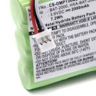 VHBW Omron BAT-2000 Battery - 2000 mAh 3.6 V NiMH