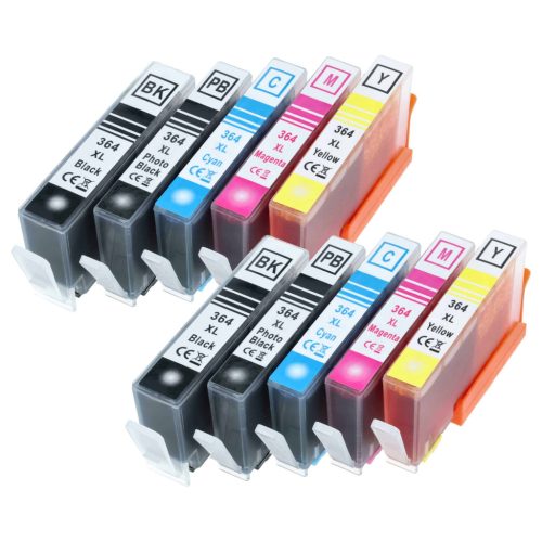 VHBW Ink Cartridge for HP Deskjet 3070 printer - B/C/M/Y + photo black