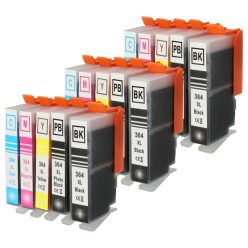   VHBW Ink Cartridge HP CB321EE Black, 920XL, 920, 364XL for 3070 printer - B/C/M/Y + photo black