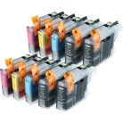 VHBW Tintenpatrone Brother LC121BK, LC121C, LC121, LC121M, LC121Y - 152 W für Drucker - B/C/M/Y