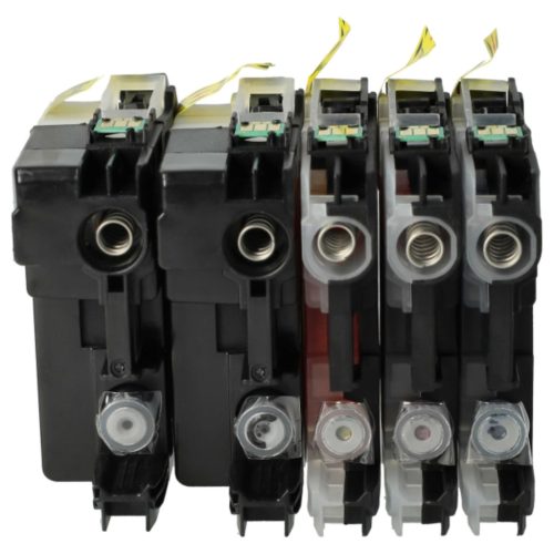 VHBW Tintenpatrone Brother LC125C, LC125, LC127, LC125M, LC127BK, LC125Y - B/C/M/Y