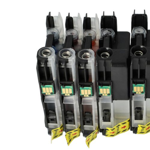 VHBW Tintenpatrone Brother LC125C, LC125, LC127, LC125M, LC127BK, LC125Y - B/C/M/Y